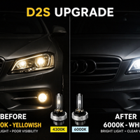 D2S Xenon HID Bulbs 6000K White 35W BMW Seria 7 E65 E66 2001-2004