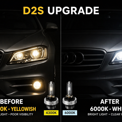 D2S Xenon HID Bulbs 6000K White 35W BMW Z4 E85 E86 2002-2008