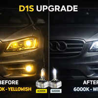 D1S Xenon HID Bulbs 6000K White 35W Mercedes E Class W212 2013-2016